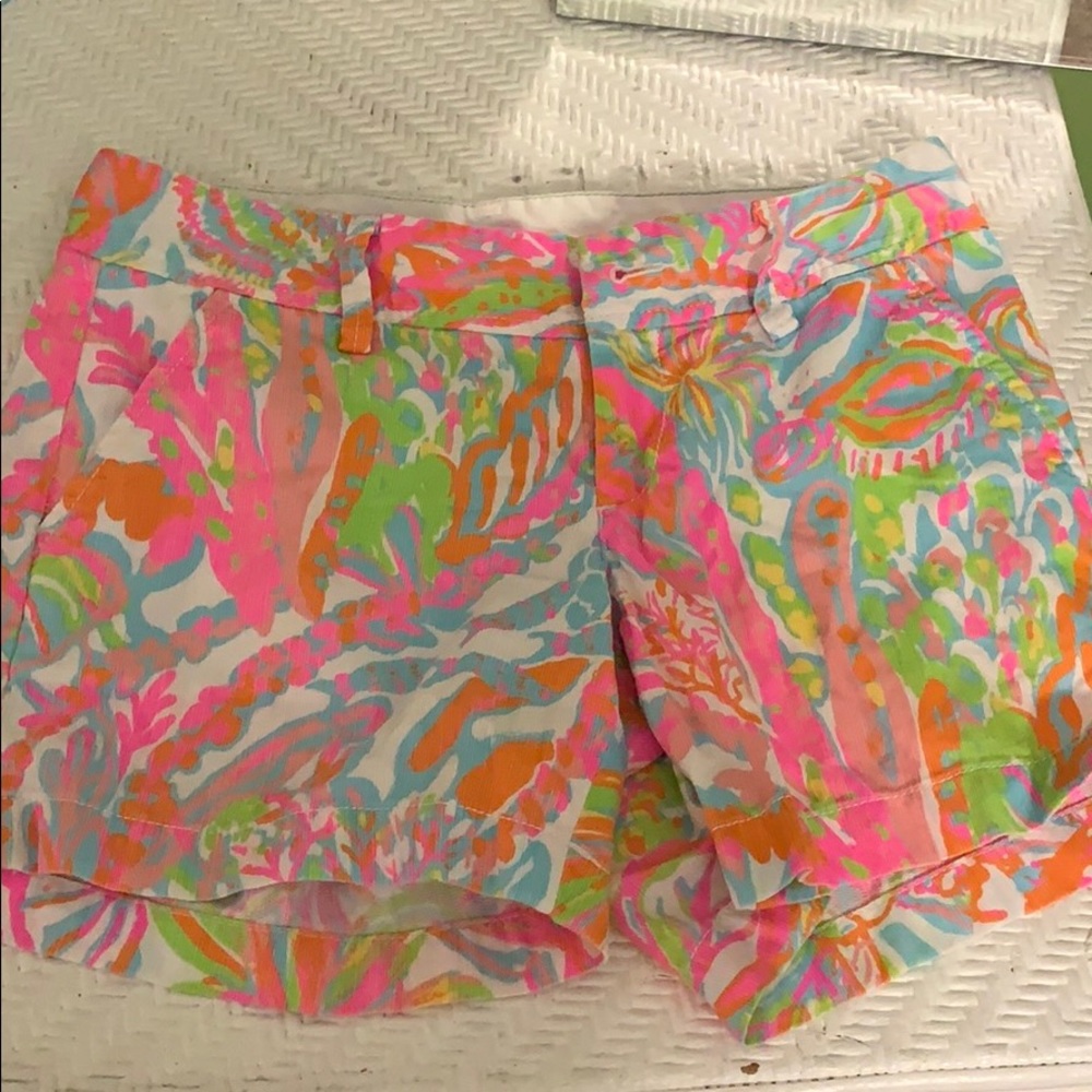 Lilly Pulitzer scuba to Cuba shorts